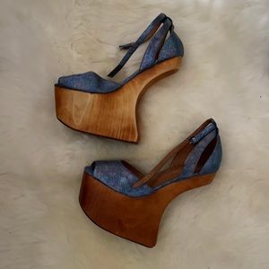 Jeffery Campbell heels size 7.5